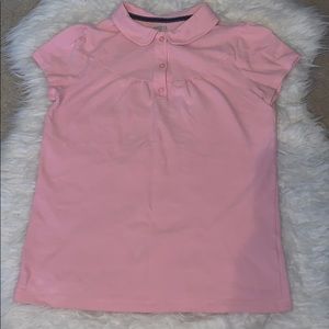 Pink collared shirt
